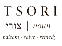TSORI, noun: balsam, salve, remedy